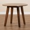 Baxton Studio Ela Walnut Brown Finished 35-Inch-Wide Round Wood Dining Table 169-10895 - alternate 4
